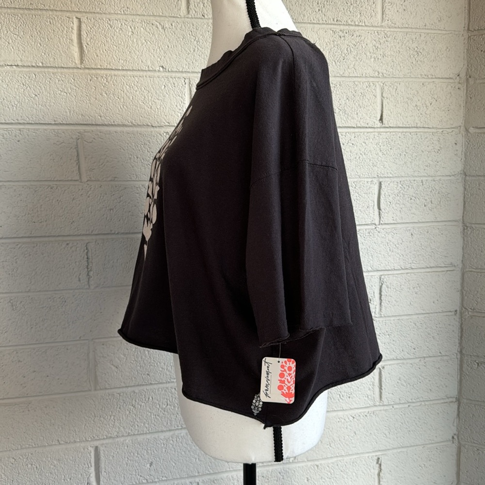 NWT FP Movement Inspire Logo Tee in Black Combo - Picture 9 of 12